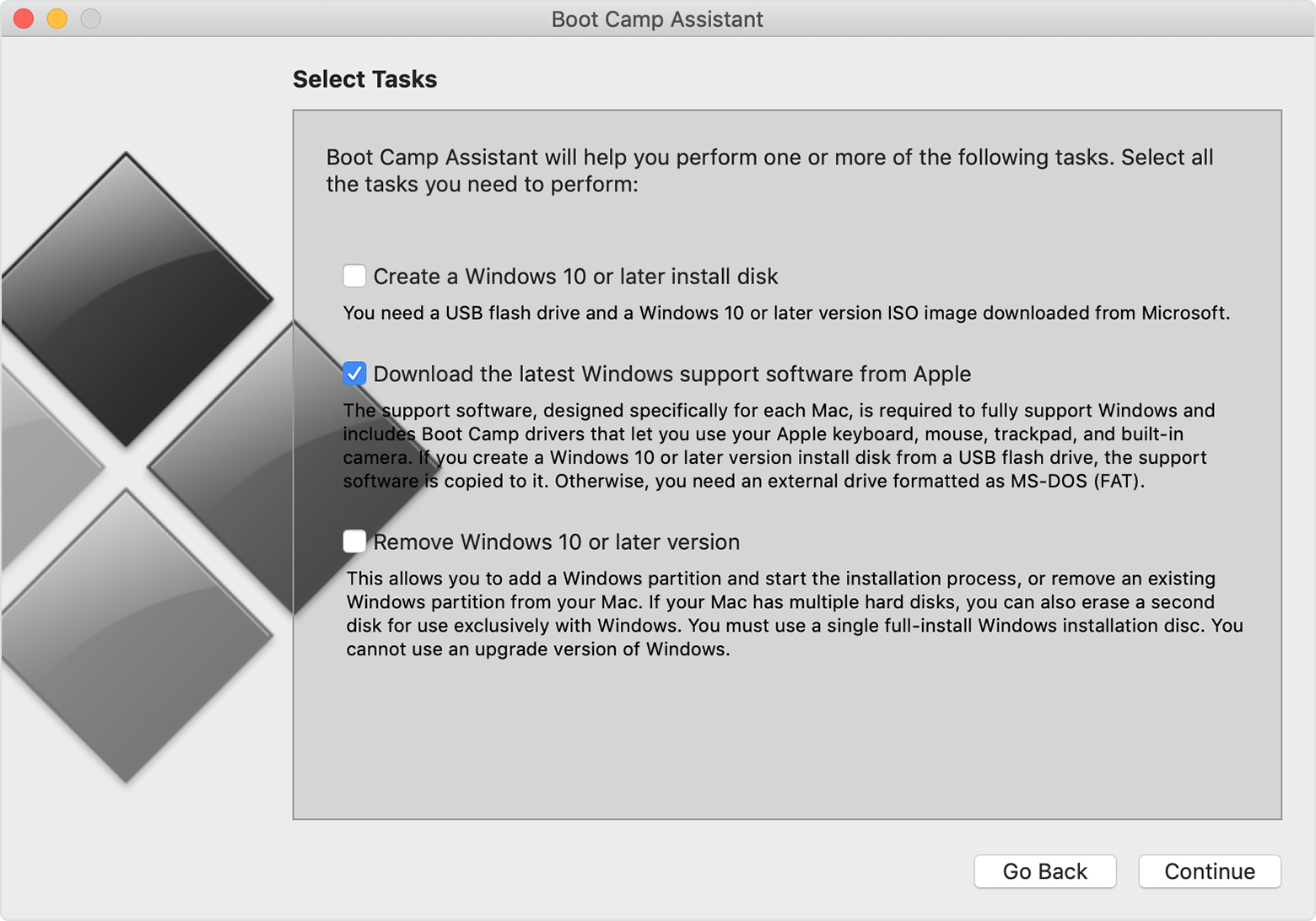 windows boot camp utility for mac